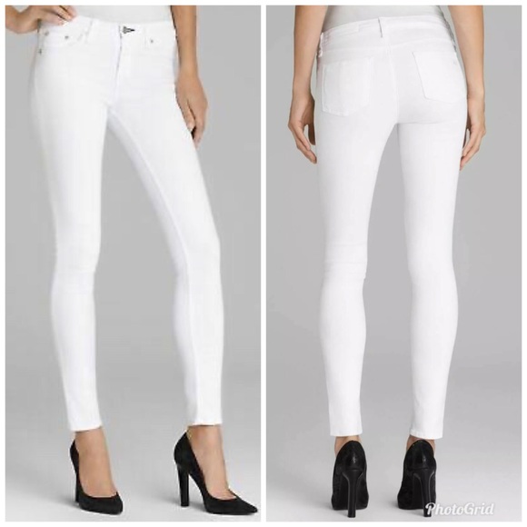 rag & bone Denim - RAG & BONE Skinny Jean Bright Optic White Stretch